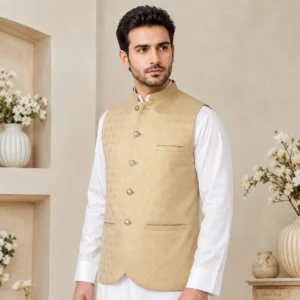 Light Beige Men Wedding Waistcoats