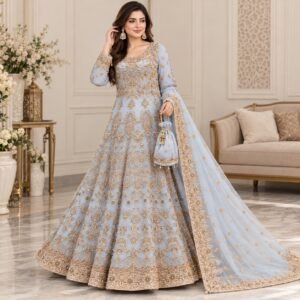 Mint Mist Walima Dresses for Bridal