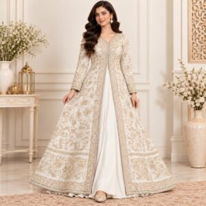 Off White Walima Gown for Bridal