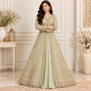 Organza Pakistan Walima Gown